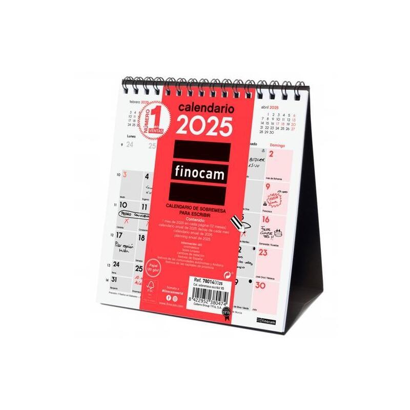 finocam-calendario-de-sobremesa-para-escribir-xs-140x150mm-neutro-2025