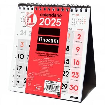 finocam-calendario-de-sobremesa-numeros-grandes-xs-140x150mm-neutro-2025