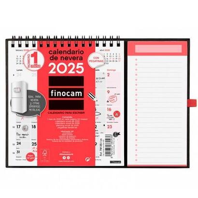 finocam-calendario-con-iman-para-escribir-xs-140x150mm-neutro-2025