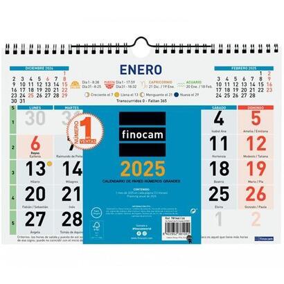 finocam-calendario-de-pared-numeros-grandes-300x210mm-color-2025