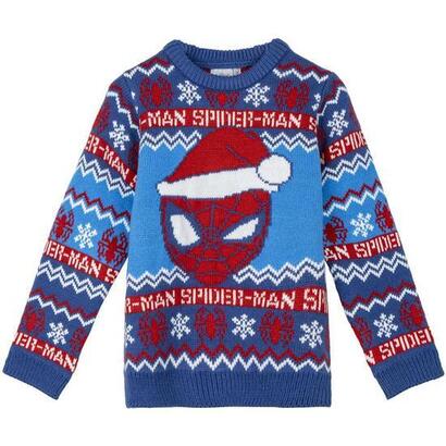 jersey-punto-navideno-spiderman-talla-3a