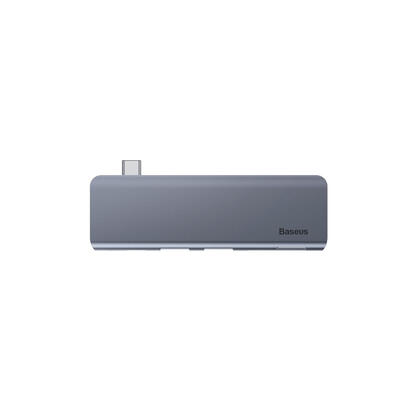 adaptador-hub-multifuncional-baseus-harmonica-5-en-1-usb-c-usb30-tf-sd-gris