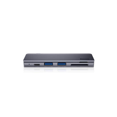 adaptador-hub-multifuncional-baseus-harmonica-5-en-1-usb-c-usb30-tf-sd-gris