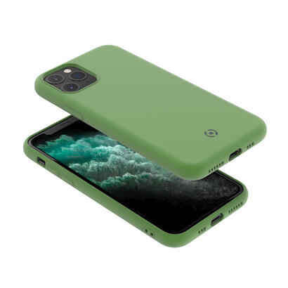 celly-leaf-funda-para-iphone-11-pro-147-cm-58-verde