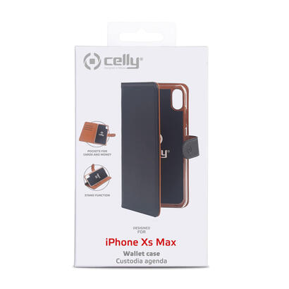 celly-wally999-funda-para-iphone-xs-max-165-cm-65-funda-cartera-negro