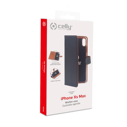 celly-wally999-funda-para-iphone-xs-max-165-cm-65-funda-cartera-negro