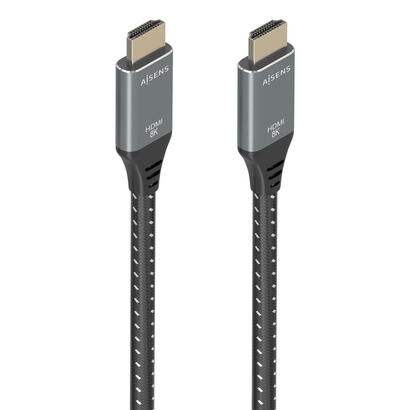 aisens-cable-hdmi-v21-ultra-alta-velocidad-hec-8k60hz-48gbps-am-am-grisnegro-10m