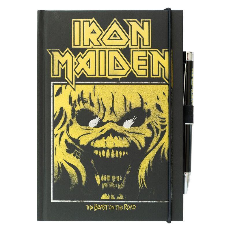 cuaderno-a5-premium-boligrafo-proyector-iron-maiden