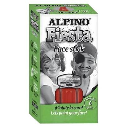 alpino-fiesta-face-stick-pack-con-6-barritas-de-pintura-facial-sistema-retractil-giratorio-se-lava-con-agua-