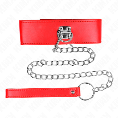 kink-collar-con-correa-65-cm-ancho-rojo-ajustable-335-41-cm-x-5-cm