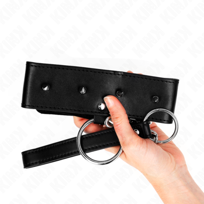 kink-collar-con-correa-65-cm-con-tachuelas-plateadas-modelo-2-ajustable-36-43-cm-x-5-cm