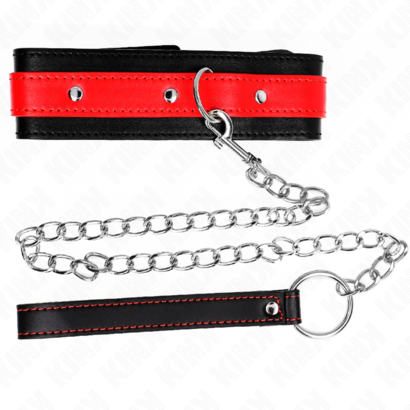 kink-collar-con-correa-65-cm-rojo-ajustable-36-43-cm-x-5-cm