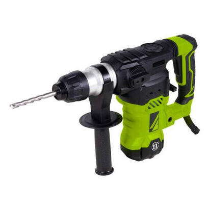 zipper-zi-bha1500dn-taladro-4250-rpm-sds-plus-51-kg-negro-verde-claro