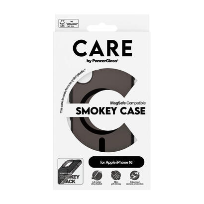 panzerglass-care-by-urban-combat-case-smokey-w-black-magsafe-iphone-16-funda-para-apple-iphone-16-negro