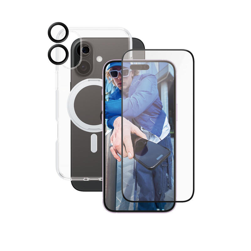 panzerglass-care-by-3-in-1-ceramic-bundle-iphone-16-plus-funda-para-apple-iphone-16-plus-transparente