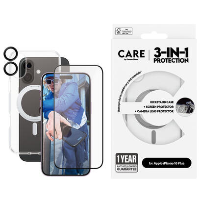 panzerglass-care-by-3-in-1-ceramic-bundle-iphone-16-plus-funda-para-apple-iphone-16-plus-transparente