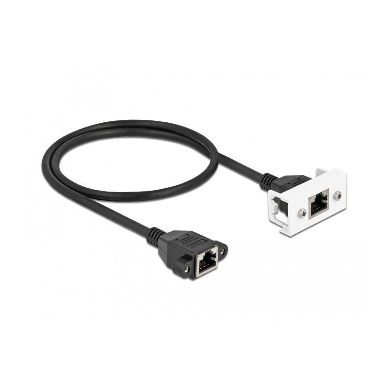 delock-netzwerk-verlangerungscable-fur-easy-45-modul-s-ftp-rj45-buchse-zu-rj45-buchse-cat6a-50-cm-schwarz-weiss