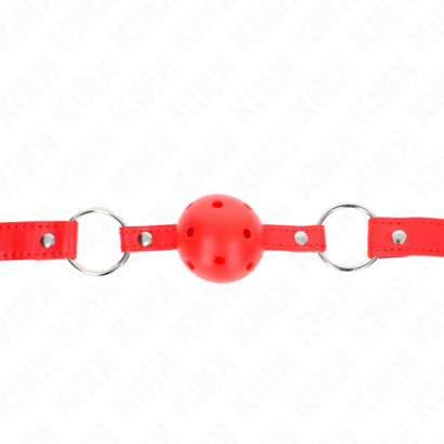 kink-mordaza-de-bola-4-cm-transpirable-con-doble-remache-modelo-1-rojo-62-x-25-cm-ajustable-42-58-cm