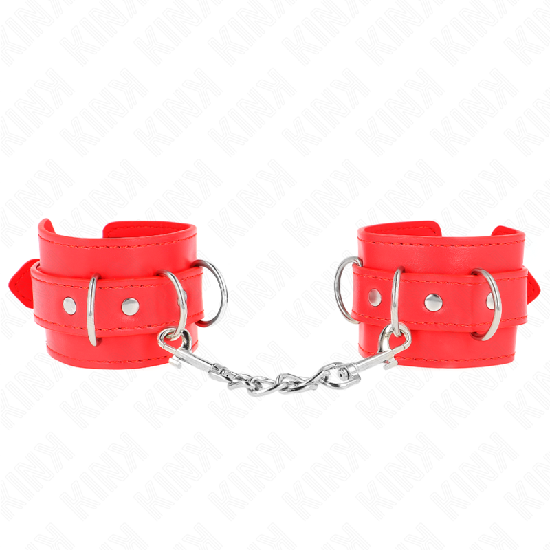 kink-munequeras-con-3-anillas-en-d-ajustable-rojo-175-25-cm-x-6-cm