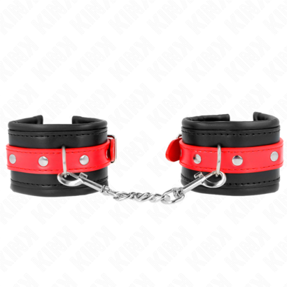 kink-munequeras-negro-con-correa-rojo-ajustable-17-28-cm-x-6-cm