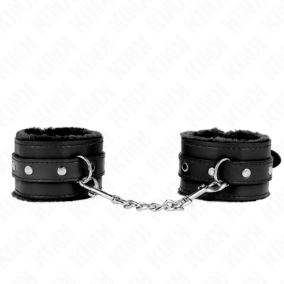 kink-munequeras-forradas-premium-negro-con-correa-negro-ajustable-17-29-cm-x-6-cm