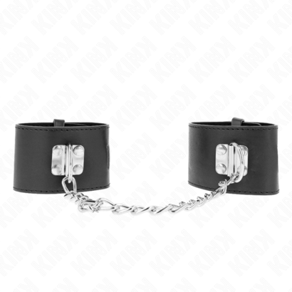 kink-munequeras-fijas-con-cadena-30-cm-y-cierre-candado-negro-ajustable-16-23-cm-x-55-cm