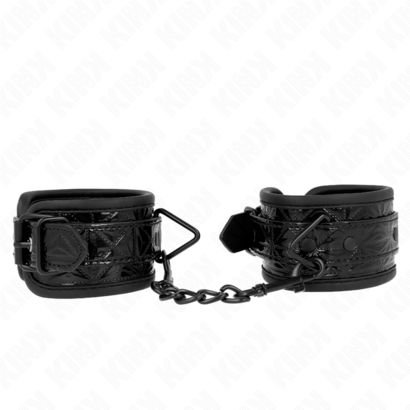 kink-munequeras-con-patron-de-diamantes-negro-ajustable-17-26-cm-x-55-cm