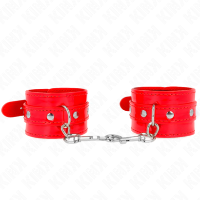 kink-munequeras-con-tachuelas-rojo-ajustable-23-33-cm