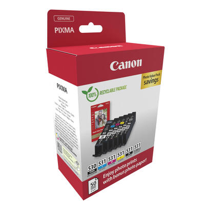 tinta-canon-6117c004-pgi-530cli-531-multipack-bkcmygy