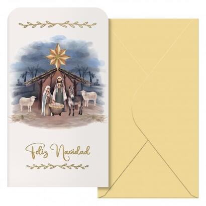 dohe-maria-pack-de-6-tarjetasbilleteros-de-felicitacion-navidena-con-sobre-tamano-9x16cm-papel-offset-impresas-a