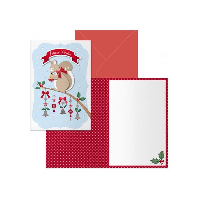 dohe-ardilla-pack-de-6-tarjetas-de-felicitacion-navidena-con-sobre-tamano-cerrada-115x17cm-abierta-23x17cm-papel