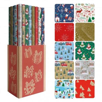 dohe-navidad-expositor-de-50-rollos-de-papel-regalo-10-disenos-diferentes-5-rollos-por-diseno-medidas-del-rollo