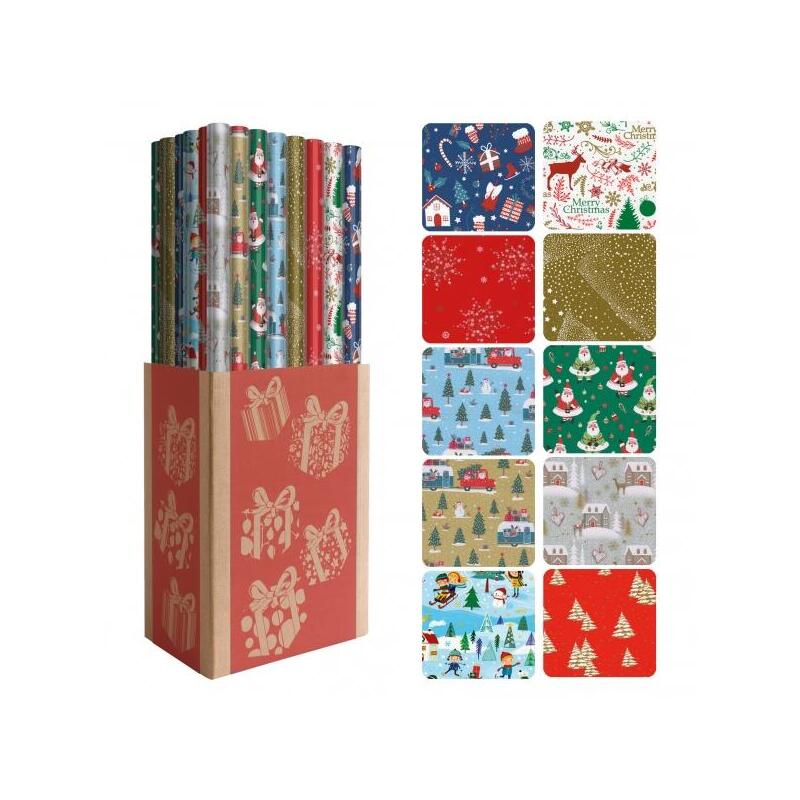 dohe-navidad-expositor-de-50-rollos-de-papel-regalo-10-disenos-diferentes-5-rollos-por-diseno-medidas-del-rollo