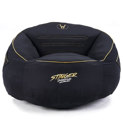 puff-woxter-stinger-gaming-con-relleno-negro-y-dorado