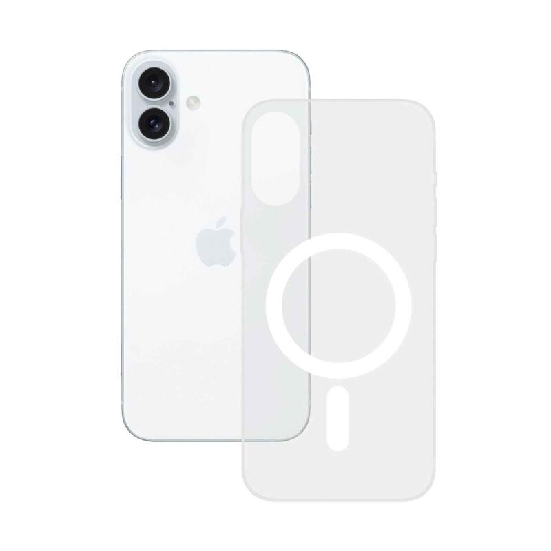 ksix-trasera-silicona-magsafe-transparente-apple-iphone-16-plus