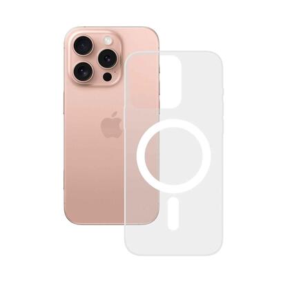 ksix-trasera-silicona-magsafe-transparente-apple-iphone-16-pro
