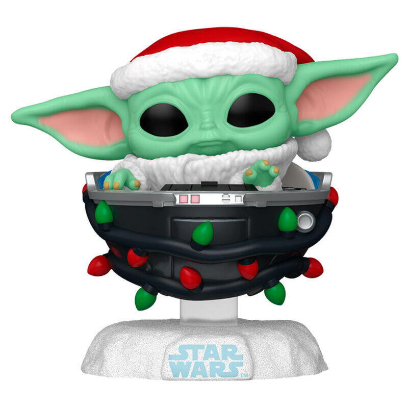 figura-pop-star-wars-grogu-with-santa-hat-in-pram