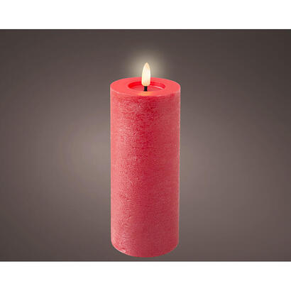 pack-de-2-unidades-vela-de-cera-led-color-rojo-superficie-rustica-o7x19cm