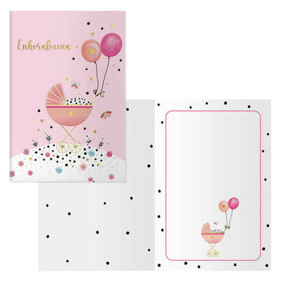 dohe-cochecito-pack-de-6-tarjetas-de-felicitacion-para-nacimientos-115x17cm-impresas-a-todo-color-estampaciones