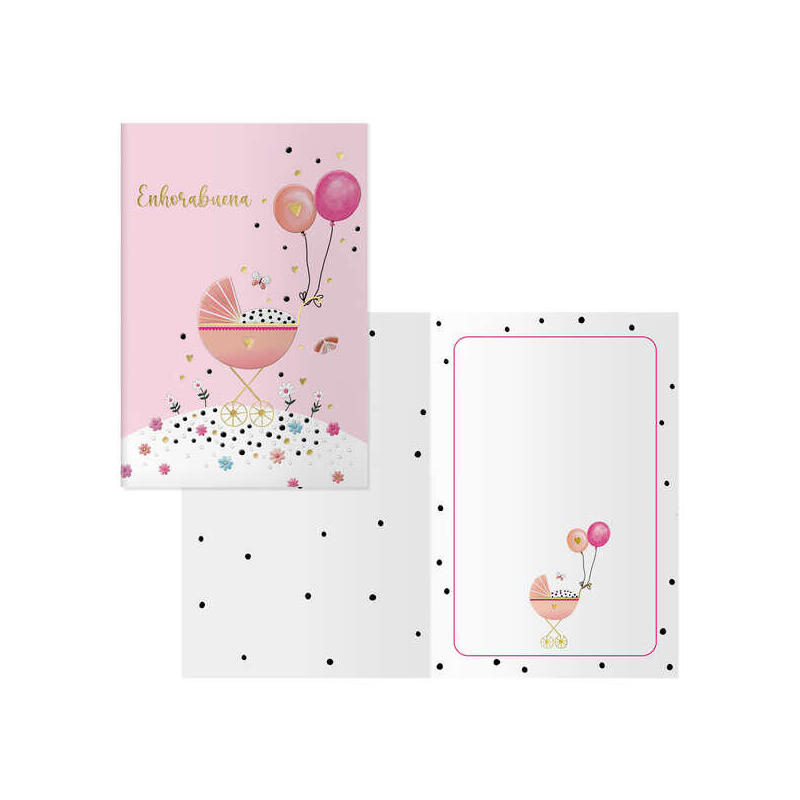 dohe-cochecito-pack-de-6-tarjetas-de-felicitacion-para-nacimientos-115x17cm-impresas-a-todo-color-estampaciones