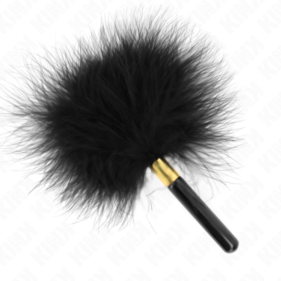kink-plumas-para-cosquillas-metal-dorado-negra-18-cm