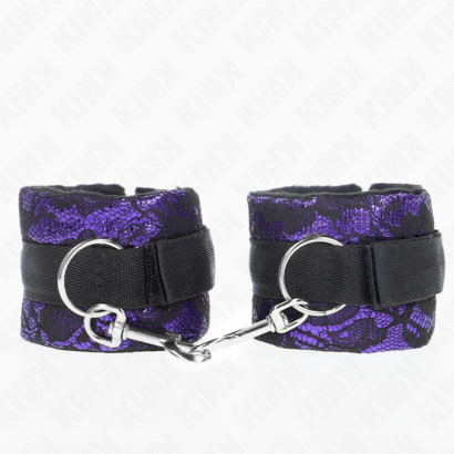 kink-munequeras-cortas-de-encaje-terciopelo-y-union-de-nylon-violetanegro-23-x-65-cm