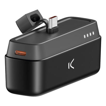 ksix-powerbank-mini-con-stand-4800mah-10w-cable-usb-a-a-usb-c-color-negro