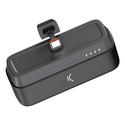 ksix-powerbank-mini-con-stand-4800mah-10w-cable-usb-a-a-usb-c-color-negro