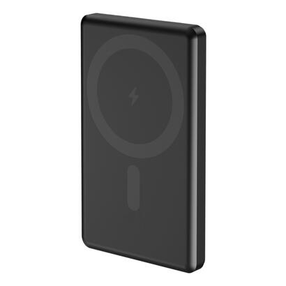 ksix-powerbank-magsafe-5000mah-20w-pd-15w-wireless-cable-usb-a-a-usb-c-color-gris