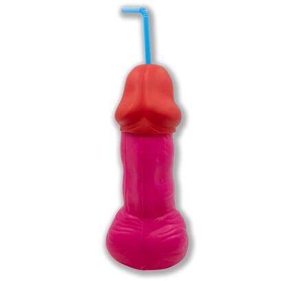 vaso-con-forma-de-pene-plastico-fuscia-500-ml