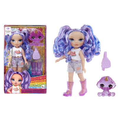 muneca-mga-entertainment-rainbow-high-littles-amatista-purpura-531234-euc