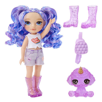 muneca-mga-entertainment-rainbow-high-littles-amatista-purpura-531234-euc