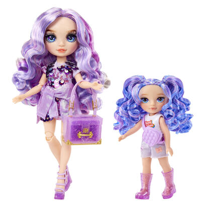 muneca-mga-entertainment-rainbow-high-littles-amatista-purpura-531234-euc