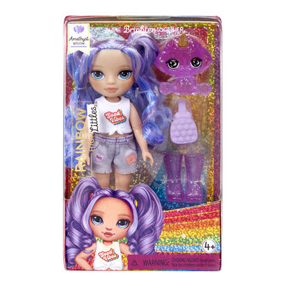 muneca-mga-entertainment-rainbow-high-littles-amatista-purpura-531234-euc